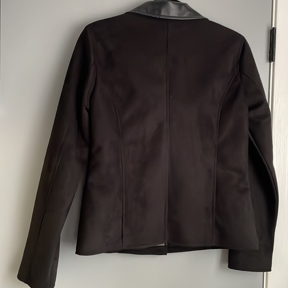 GA Milano faux suede with faux leather trim jacket, size L, new - Picture 4 of 9